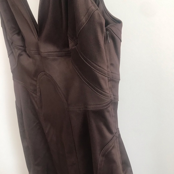 David Meister Brown Bodycon Dress - Picture 4 of 8